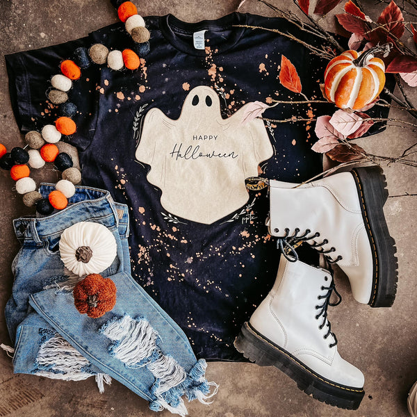 Happy Halloween Ghost Tee