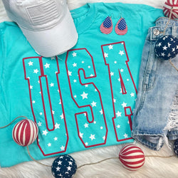 USA Puff Tee + Tank