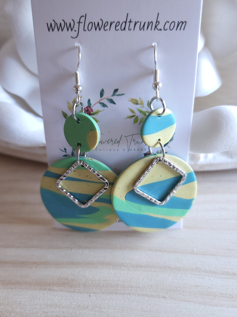 Groovy Collection Clay Earrings