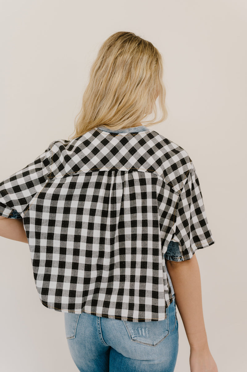 Everything Good Plaid Top