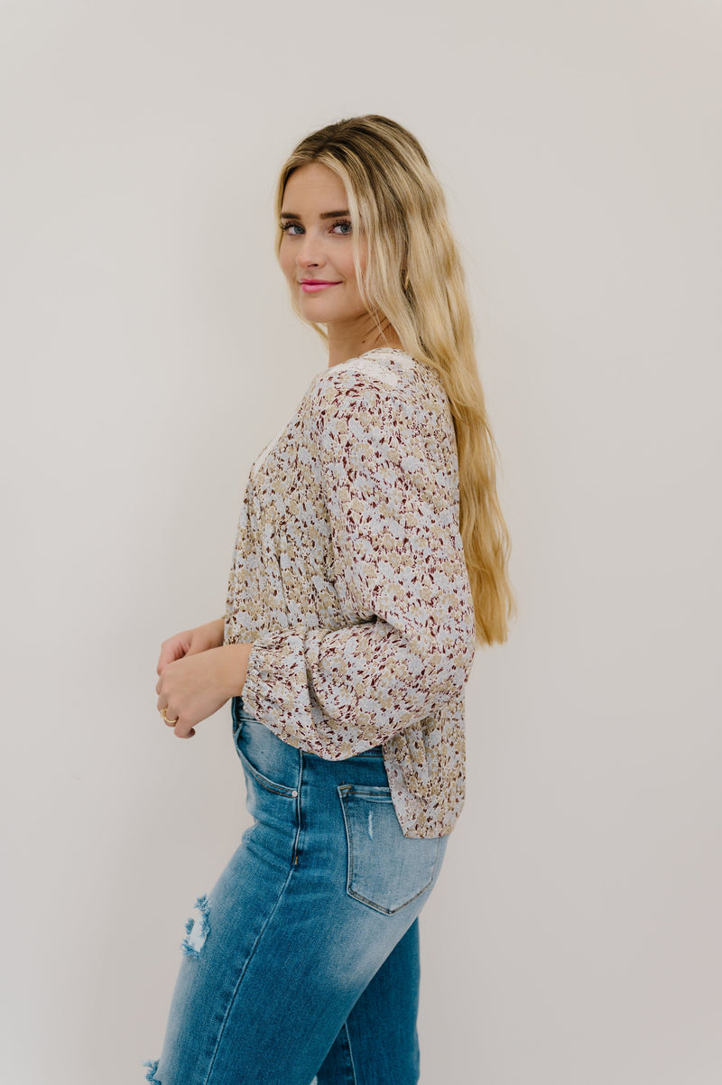 Keep A Look Out Floral Top