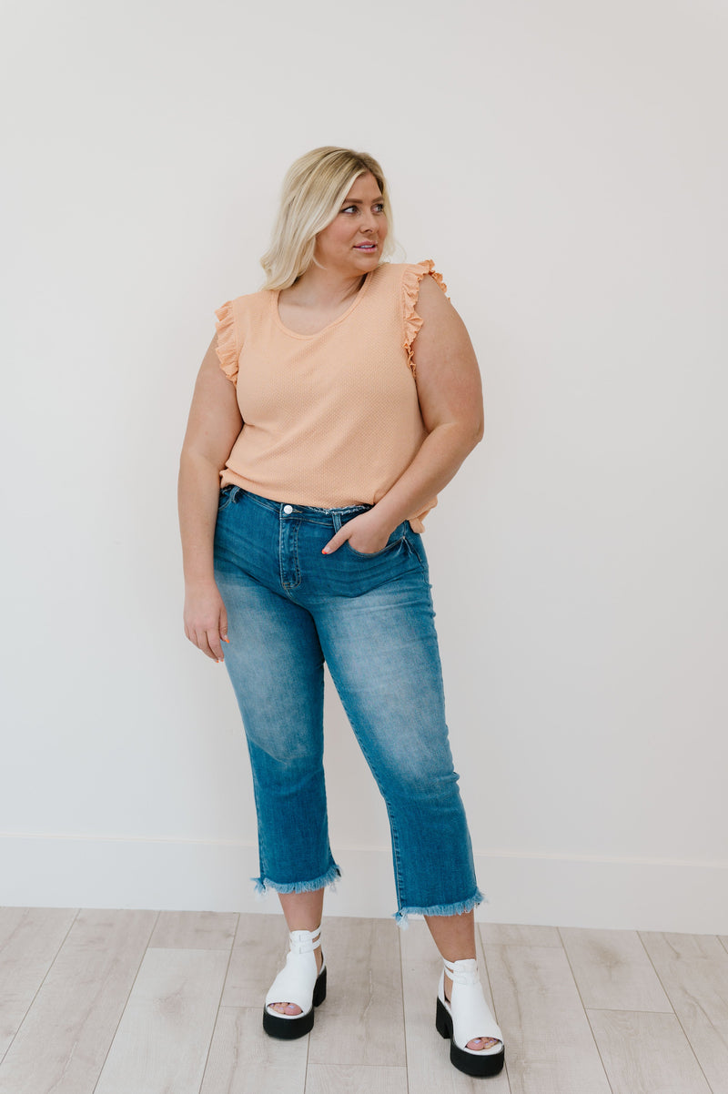 Call Me Darling Ruffle Sleeve Tank