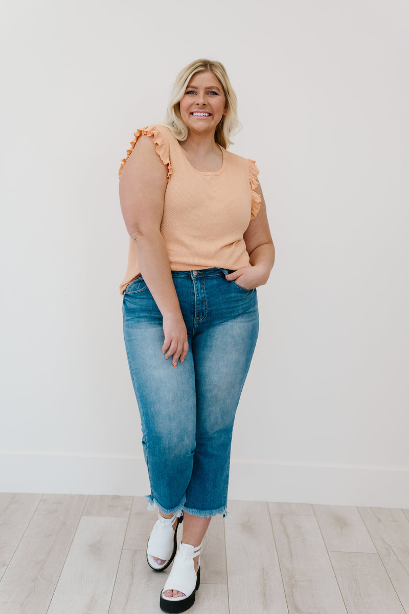 Call Me Darling Ruffle Sleeve Tank