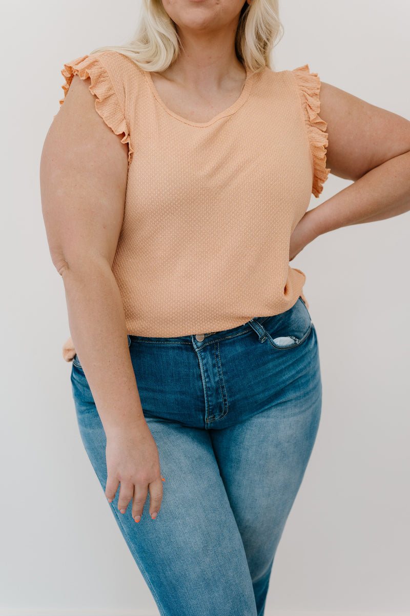 Call Me Darling Ruffle Sleeve Tank