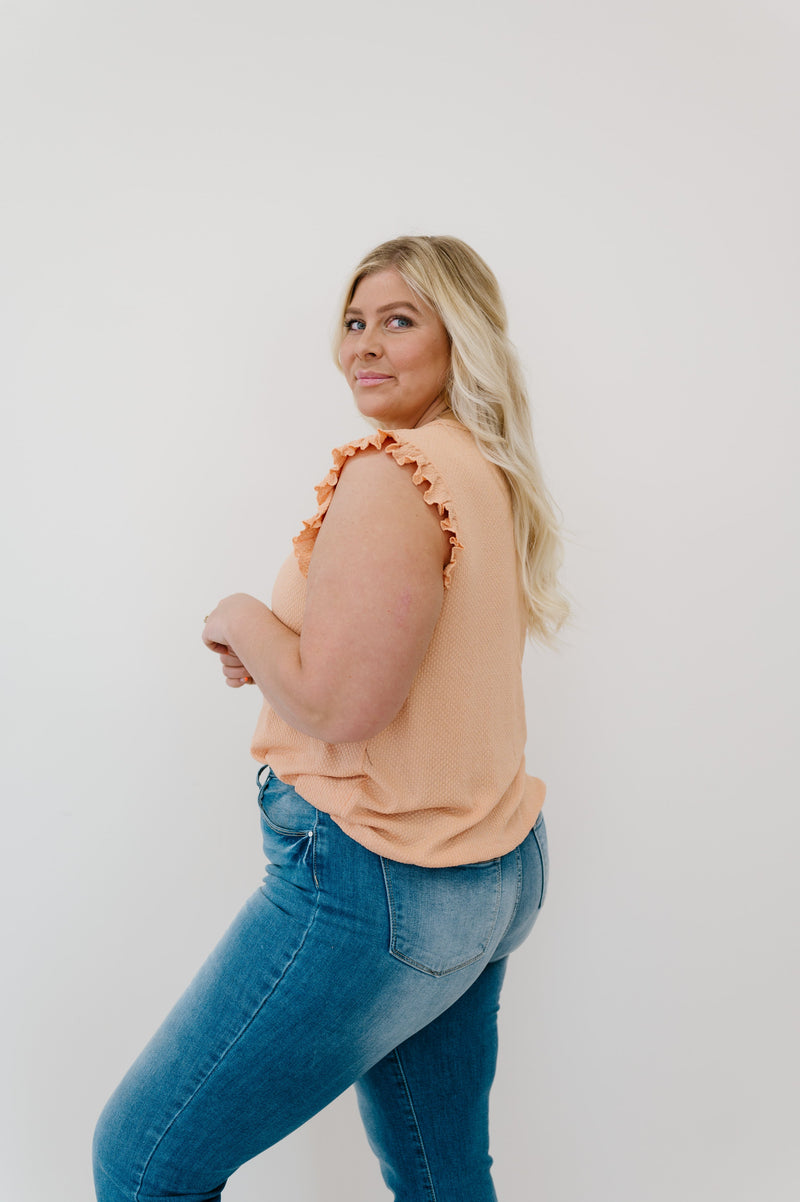 Call Me Darling Ruffle Sleeve Tank