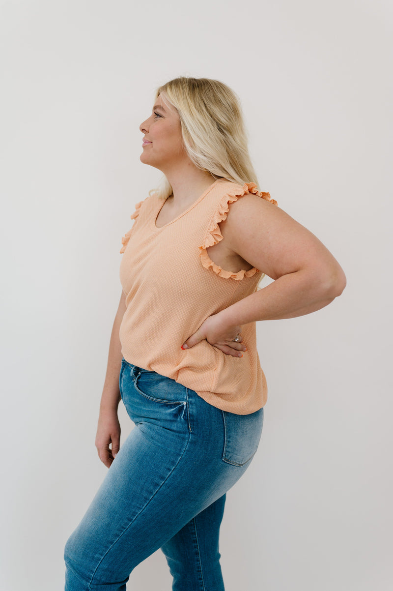 Call Me Darling Ruffle Sleeve Tank