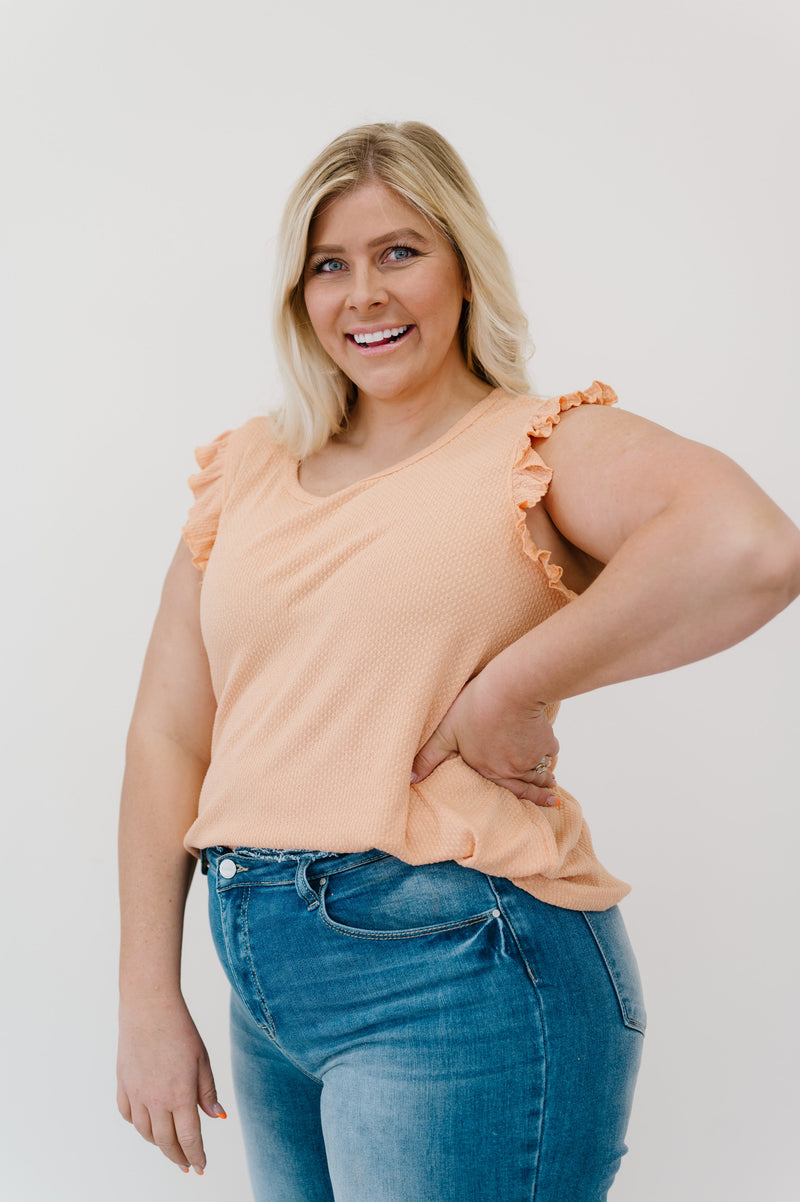 Call Me Darling Ruffle Sleeve Tank