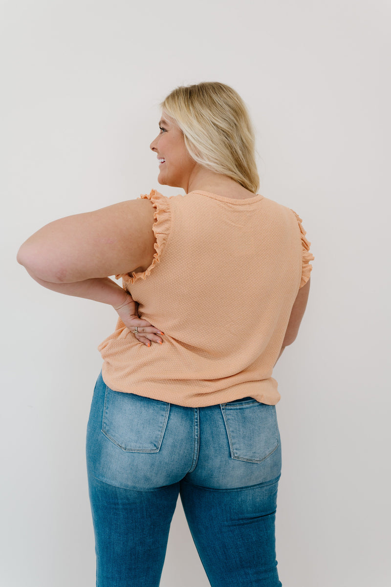Call Me Darling Ruffle Sleeve Tank