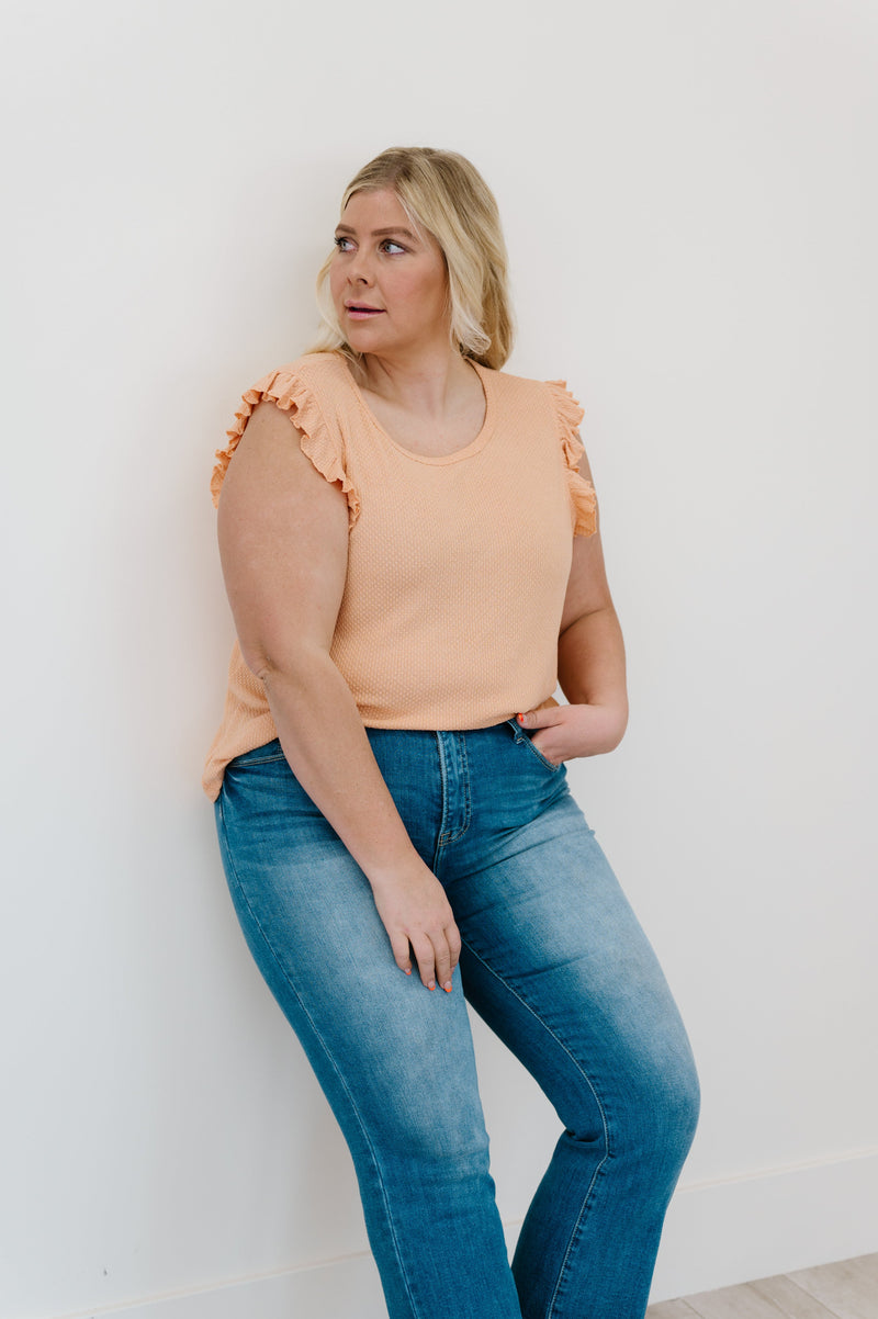 Call Me Darling Ruffle Sleeve Tank