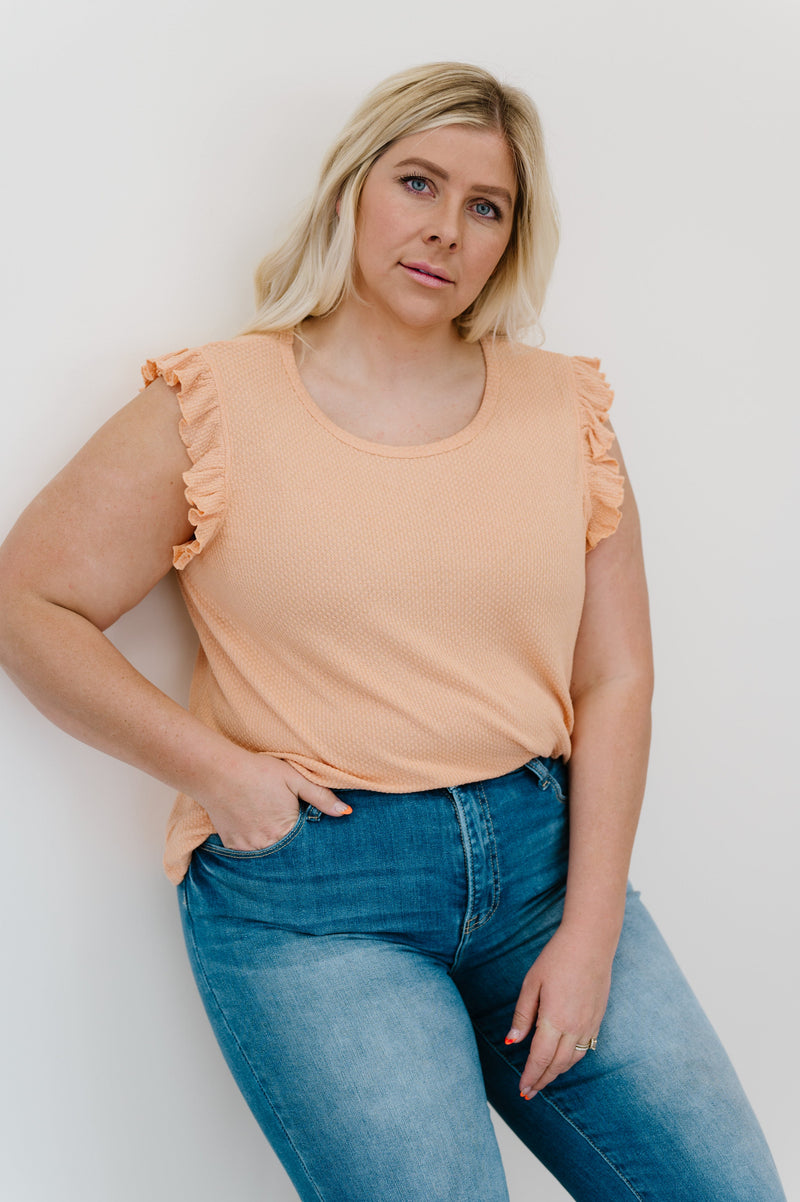 Call Me Darling Ruffle Sleeve Tank