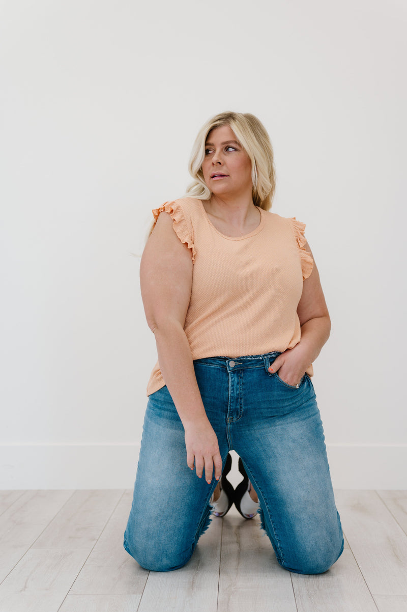Call Me Darling Ruffle Sleeve Tank