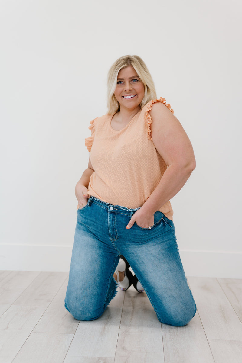 Call Me Darling Ruffle Sleeve Tank