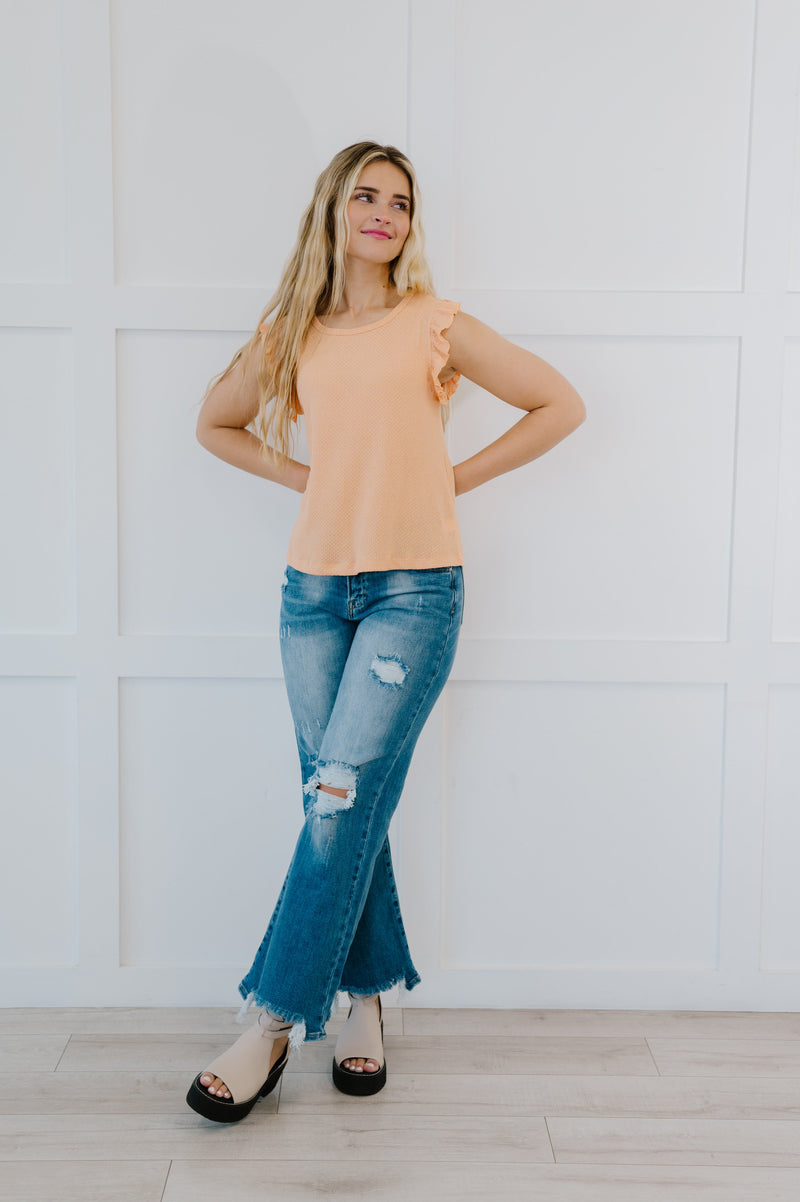 Call Me Darling Ruffle Sleeve Tank