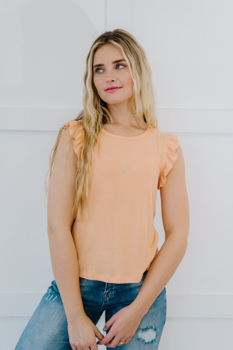 Call Me Darling Ruffle Sleeve Tank
