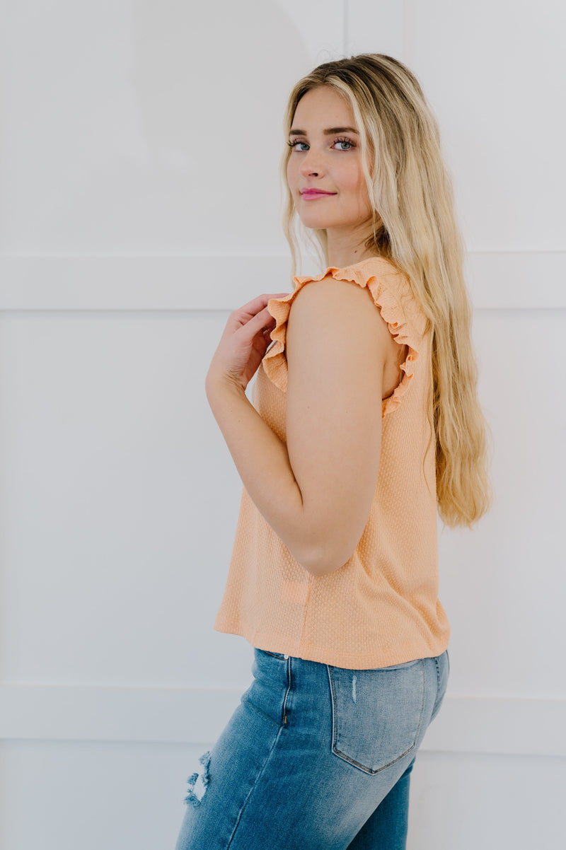 Call Me Darling Ruffle Sleeve Tank