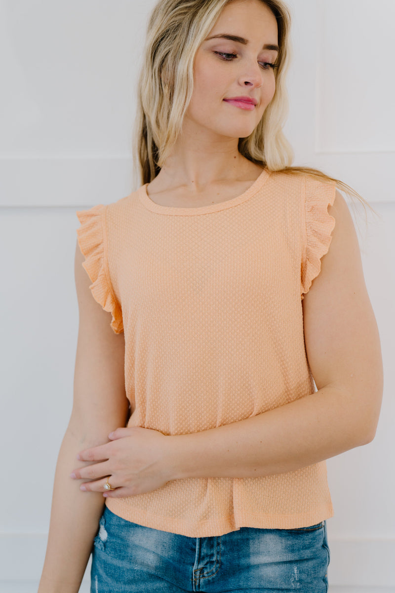 Call Me Darling Ruffle Sleeve Tank