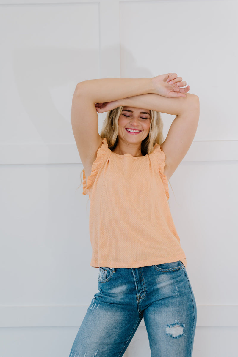 Call Me Darling Ruffle Sleeve Tank