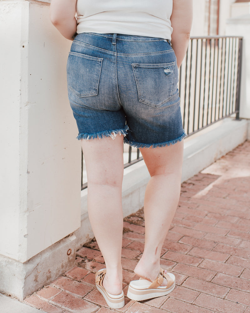 High Hopes Distressed Shorts