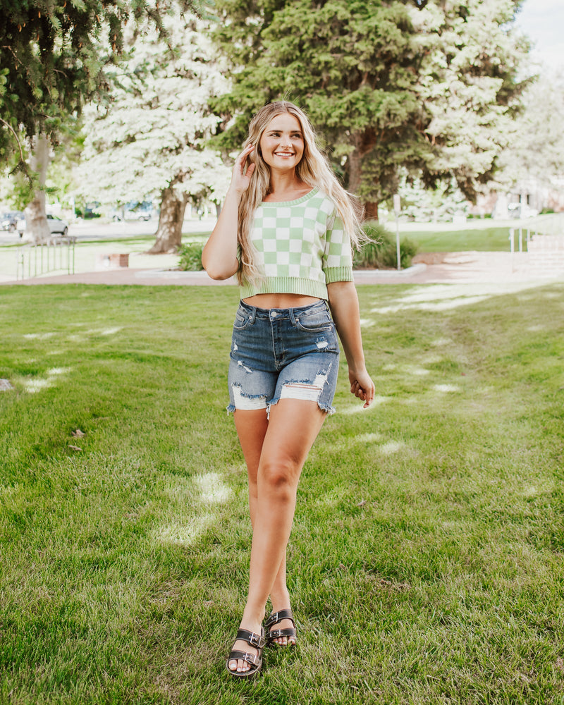 High Hopes Distressed Shorts