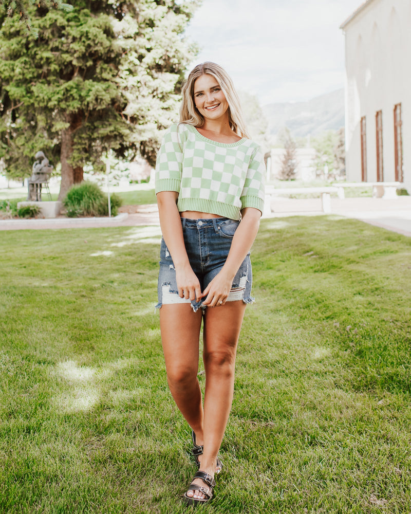 High Hopes Distressed Shorts