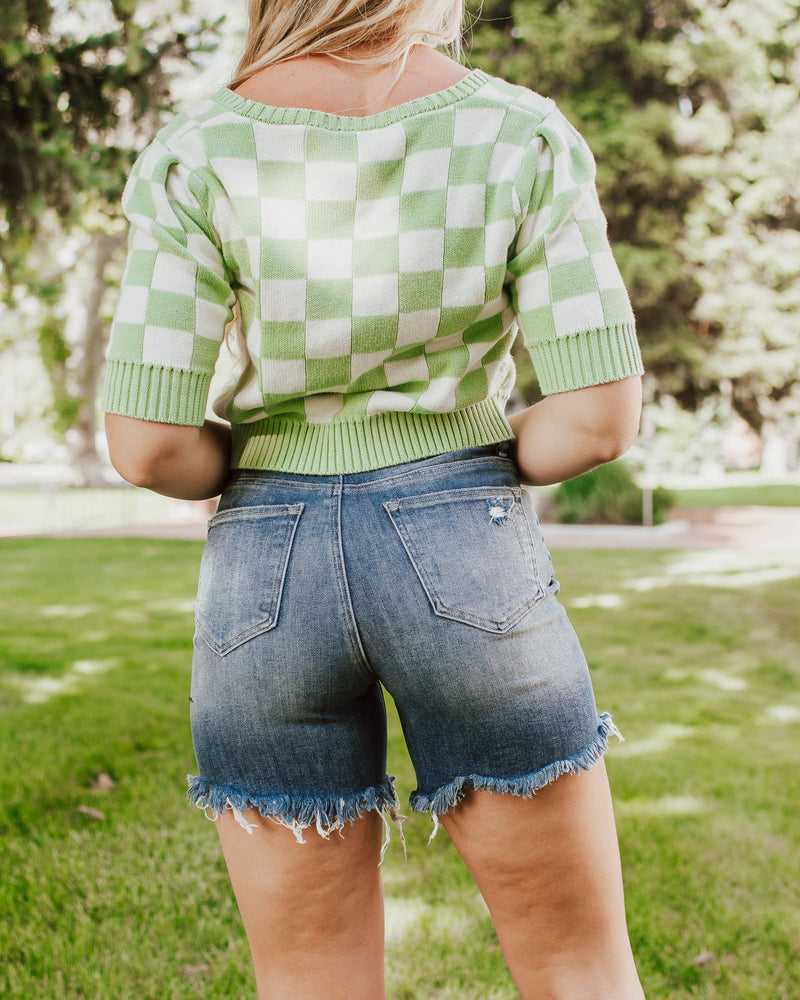 High Hopes Distressed Shorts