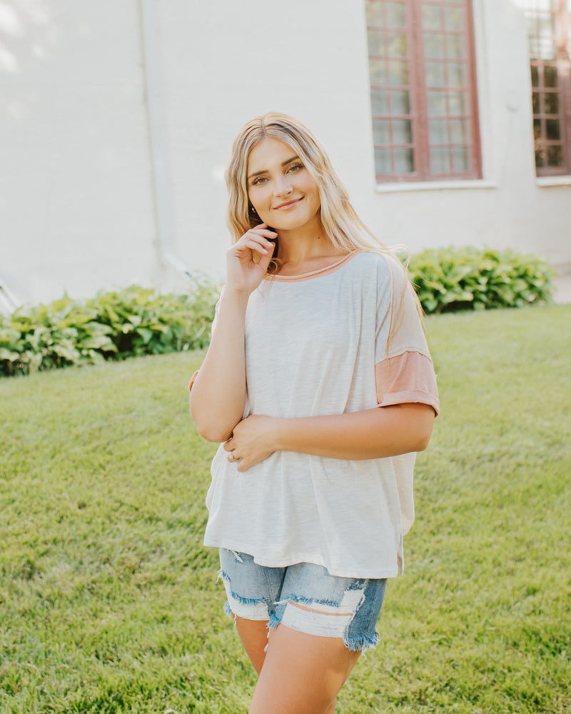 On The Move Contrast Top