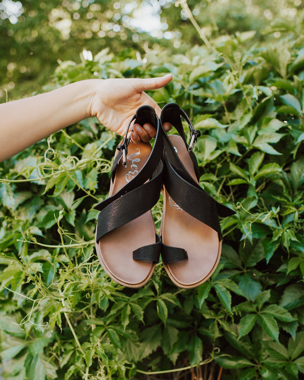 Steffy Sandals by Very G- Black