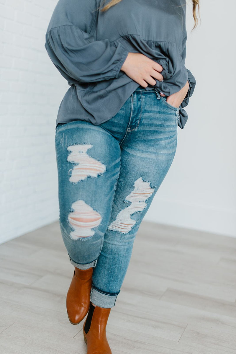 So Much To Love Bleach Splatter Jeans