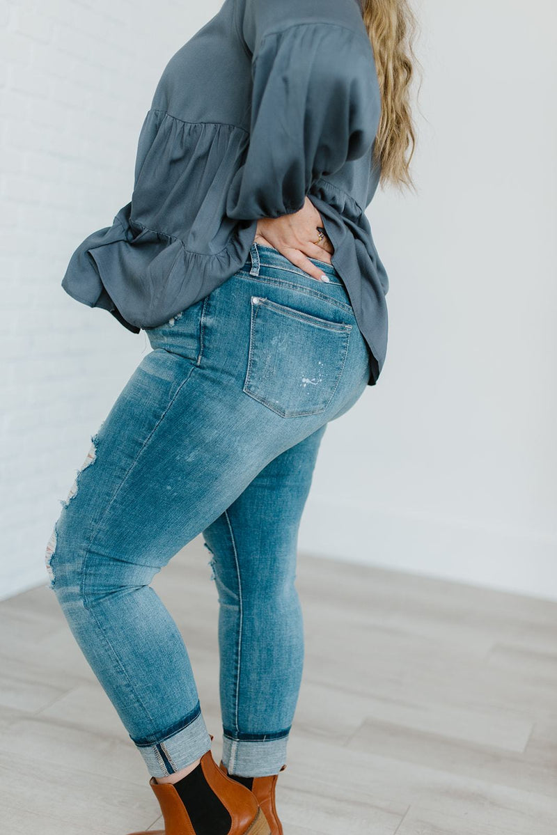 So Much To Love Bleach Splatter Jeans