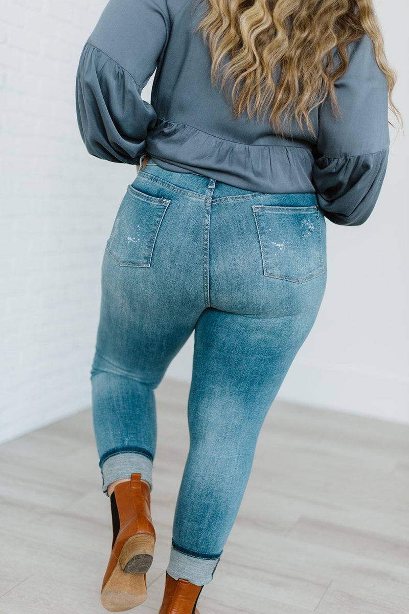So Much To Love Bleach Splatter Jeans