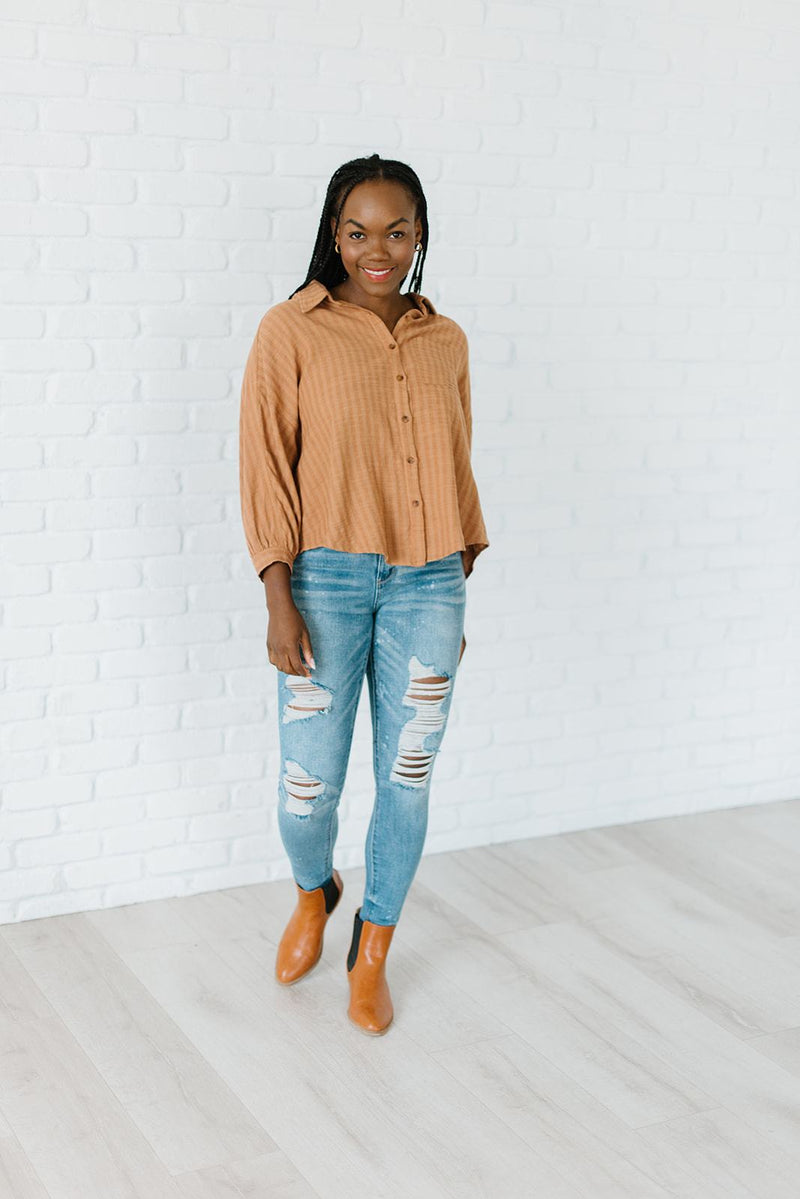 Morning Air Button-Up Top