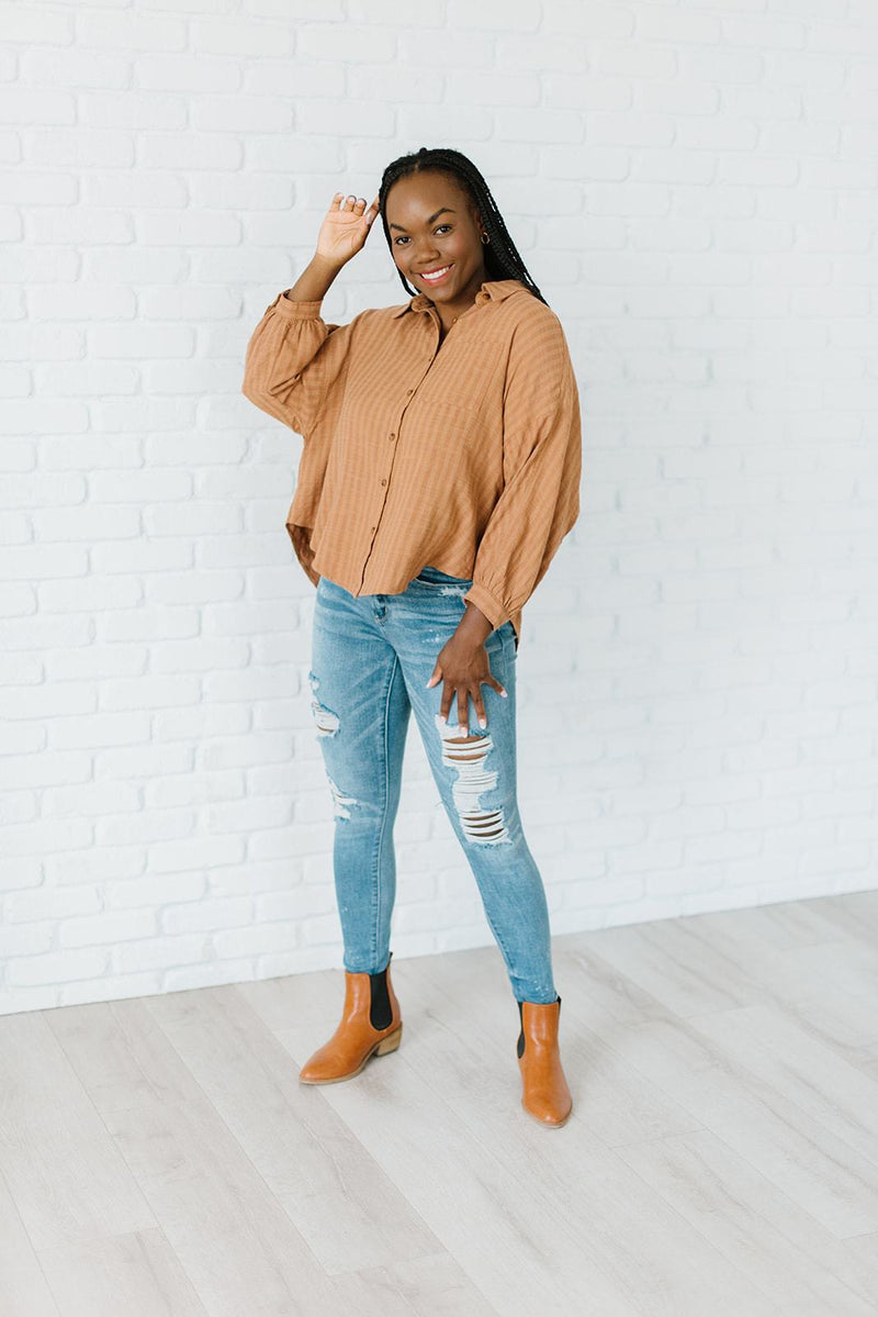 Morning Air Button-Up Top