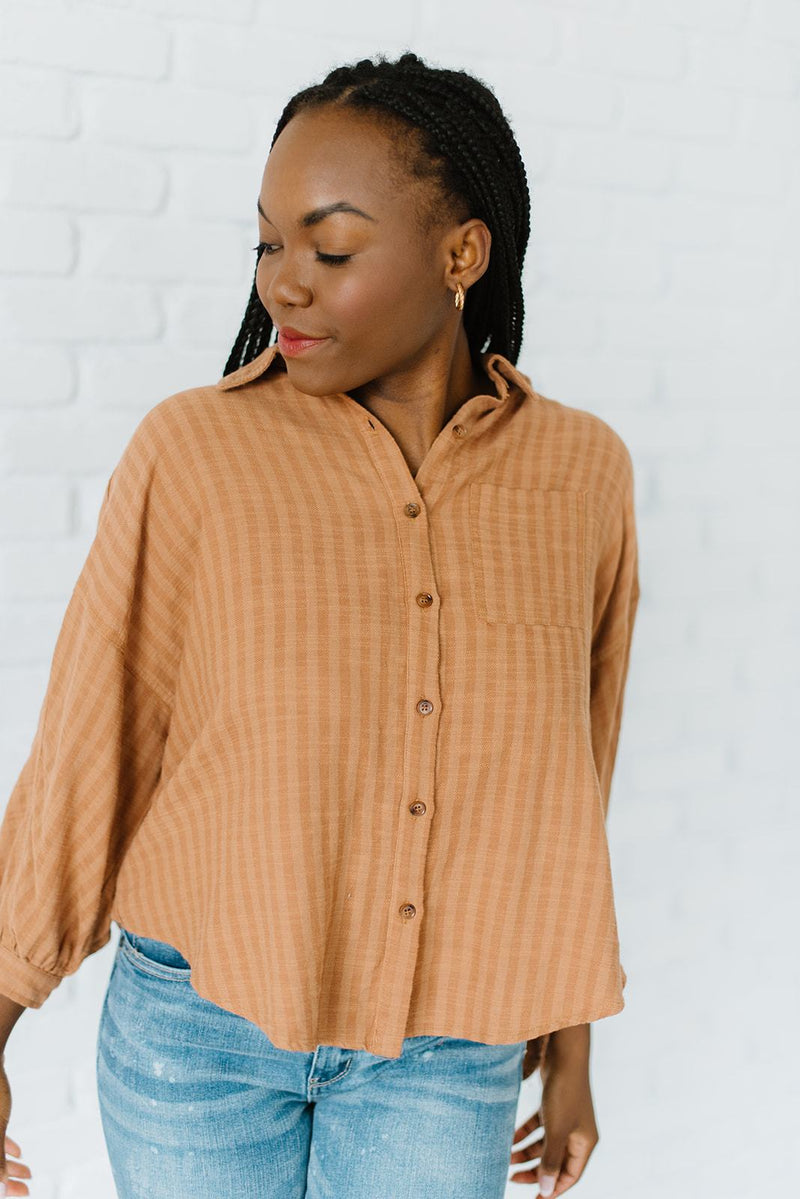 Morning Air Button-Up Top