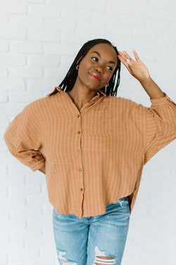 Morning Air Button-Up Top