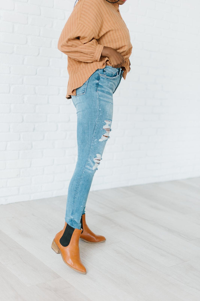 So Much To Love Bleach Splatter Jeans