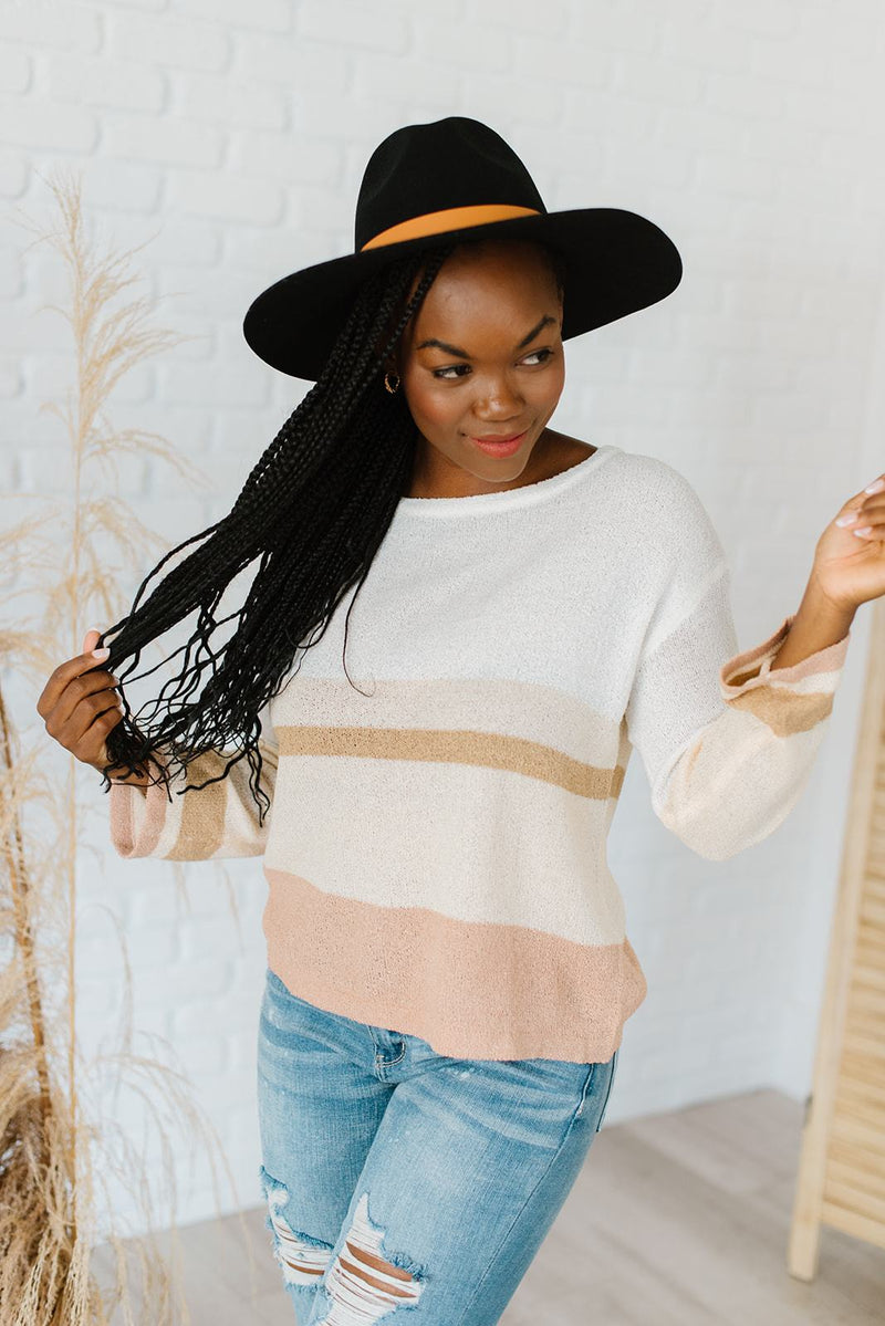 In Your Element Striped Sweater