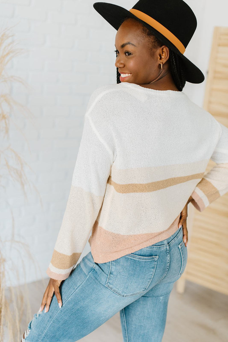 In Your Element Striped Sweater