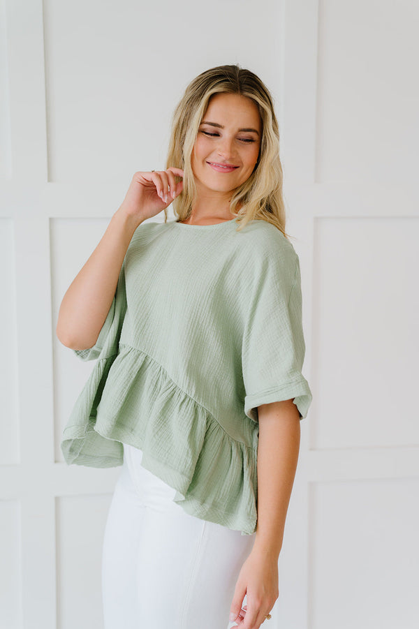 Out For The Day Babydoll Top