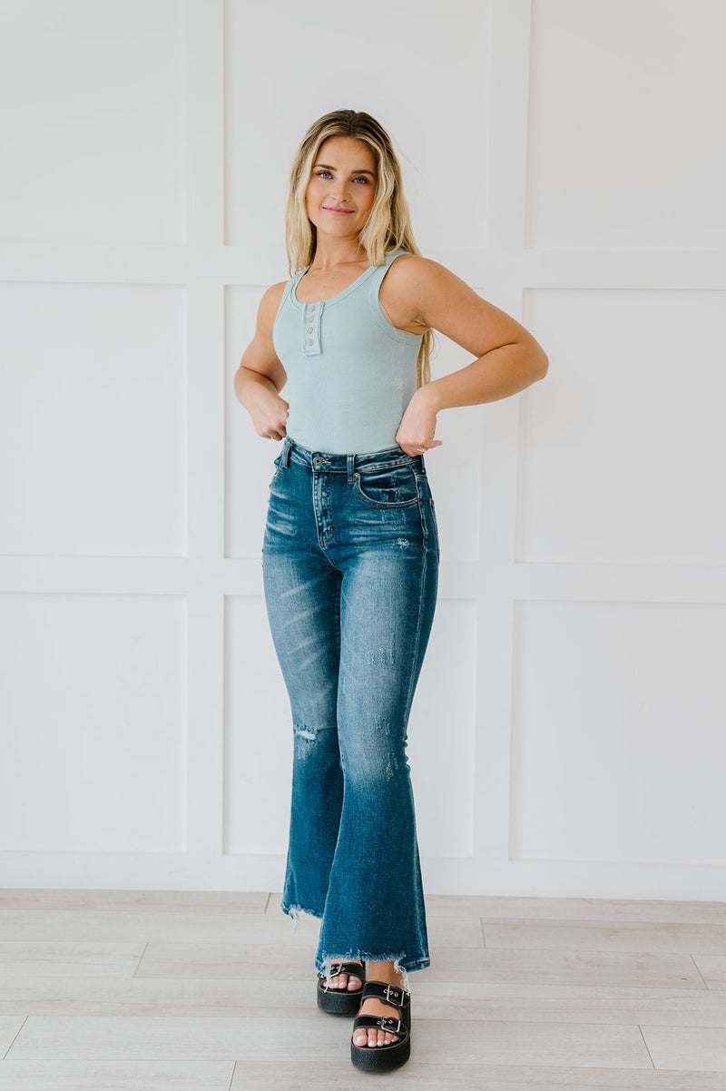 Hey Lovely Vintage Washed Flares