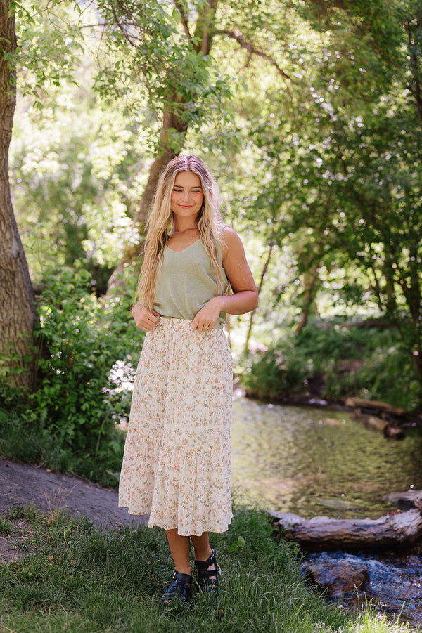 Everything You Do Floral Skirt