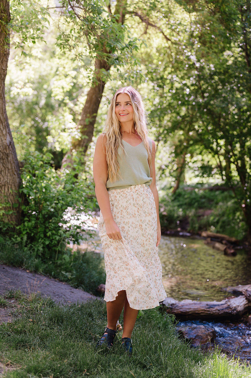 Everything You Do Floral Skirt