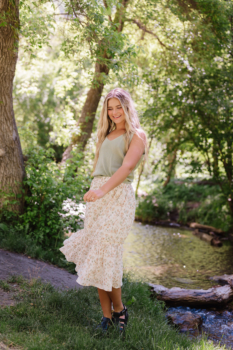 Everything You Do Floral Skirt
