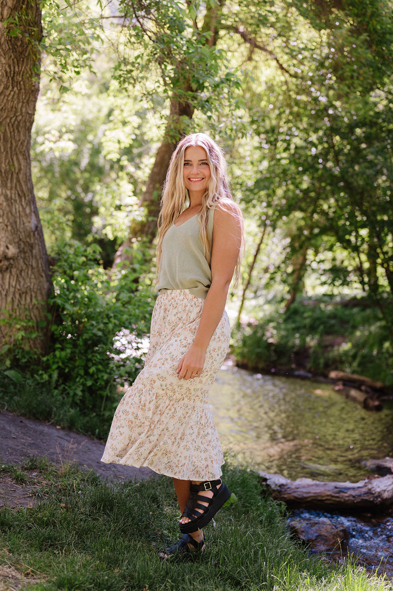 Everything You Do Floral Skirt