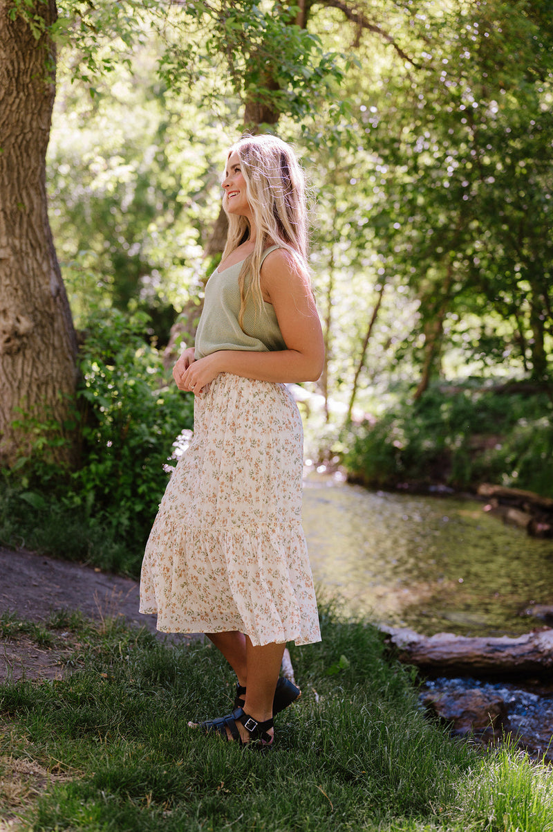 Everything You Do Floral Skirt