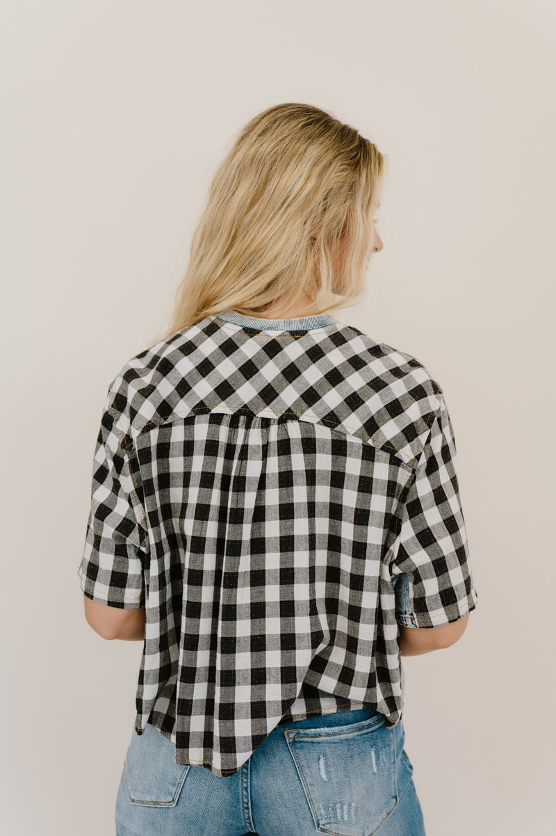Everything Good Plaid Top