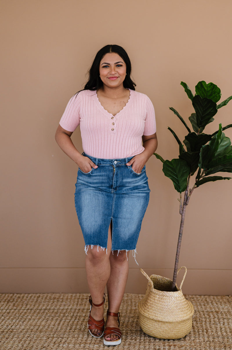 Get It Girl Denim Skirt