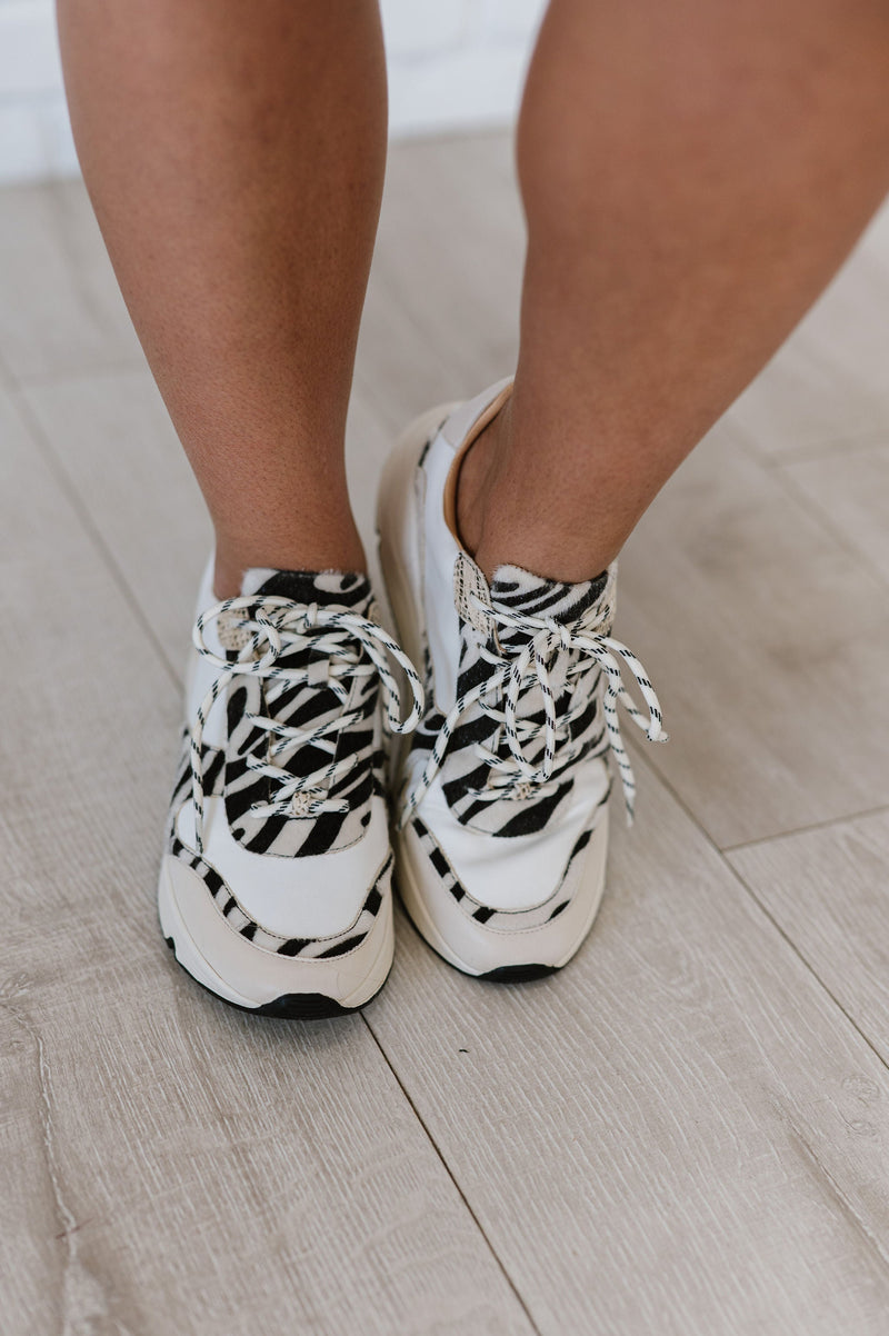 The Penelope Beige Platform Sneaker