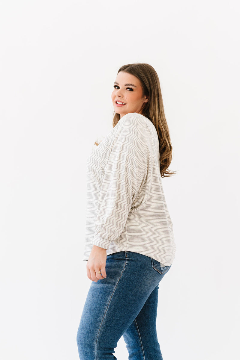 DOORBUSTER- This Is The Move Striped Top