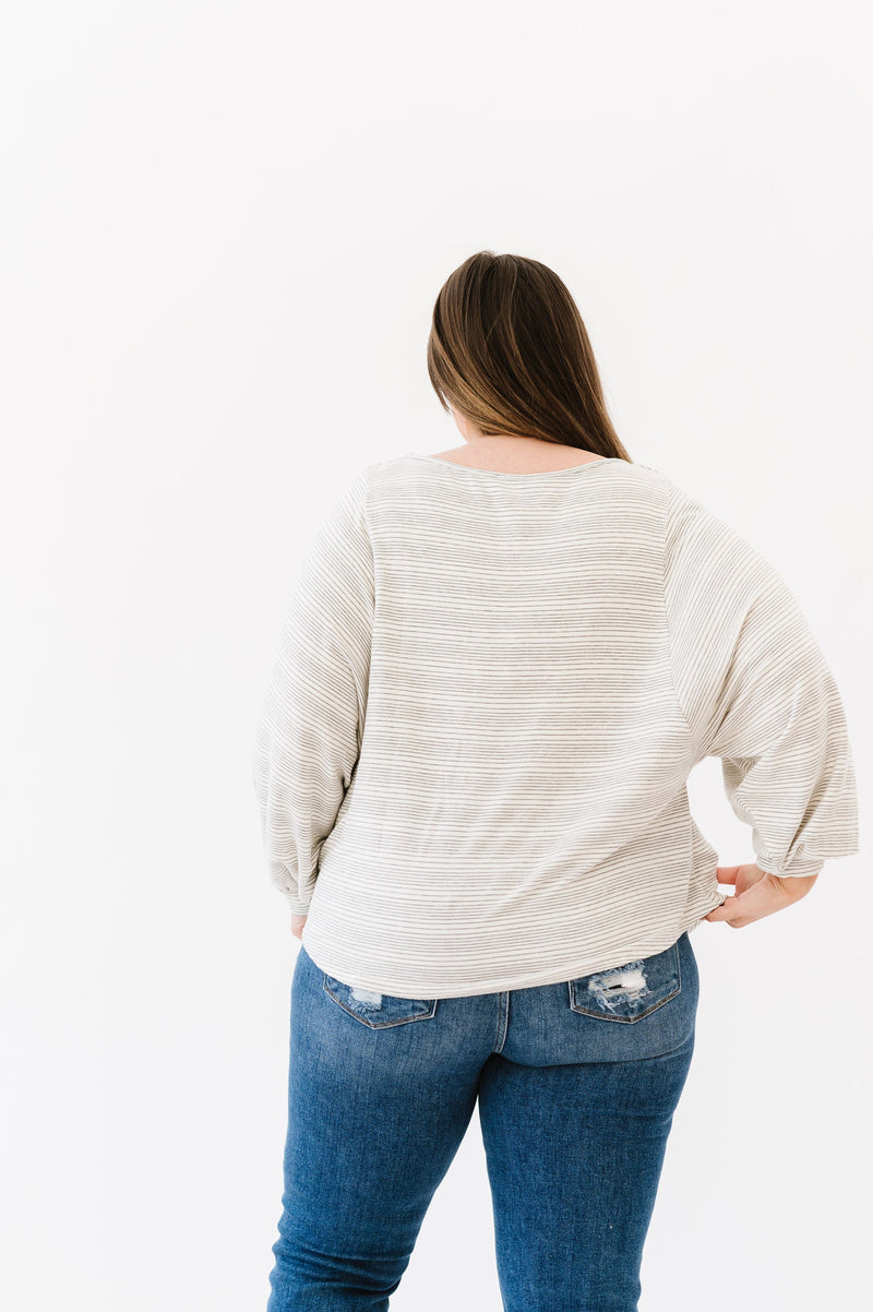 DOORBUSTER- This Is The Move Striped Top