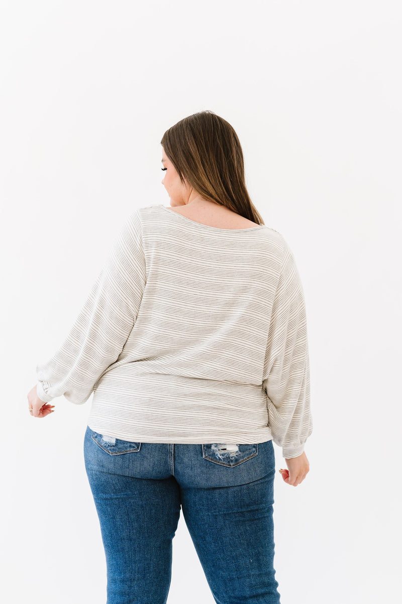 DOORBUSTER- This Is The Move Striped Top